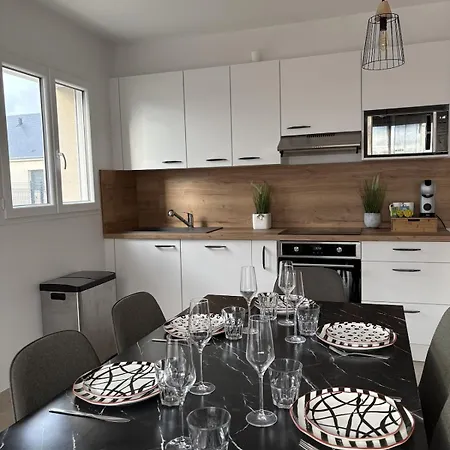 Les Brises Charming House En Bessin * 贝桑于潘港